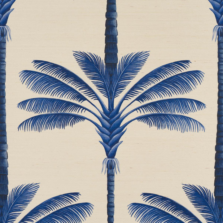 A Palm Is A Palm Sisal Wallpaper - Indigo Palm Grove 5016962