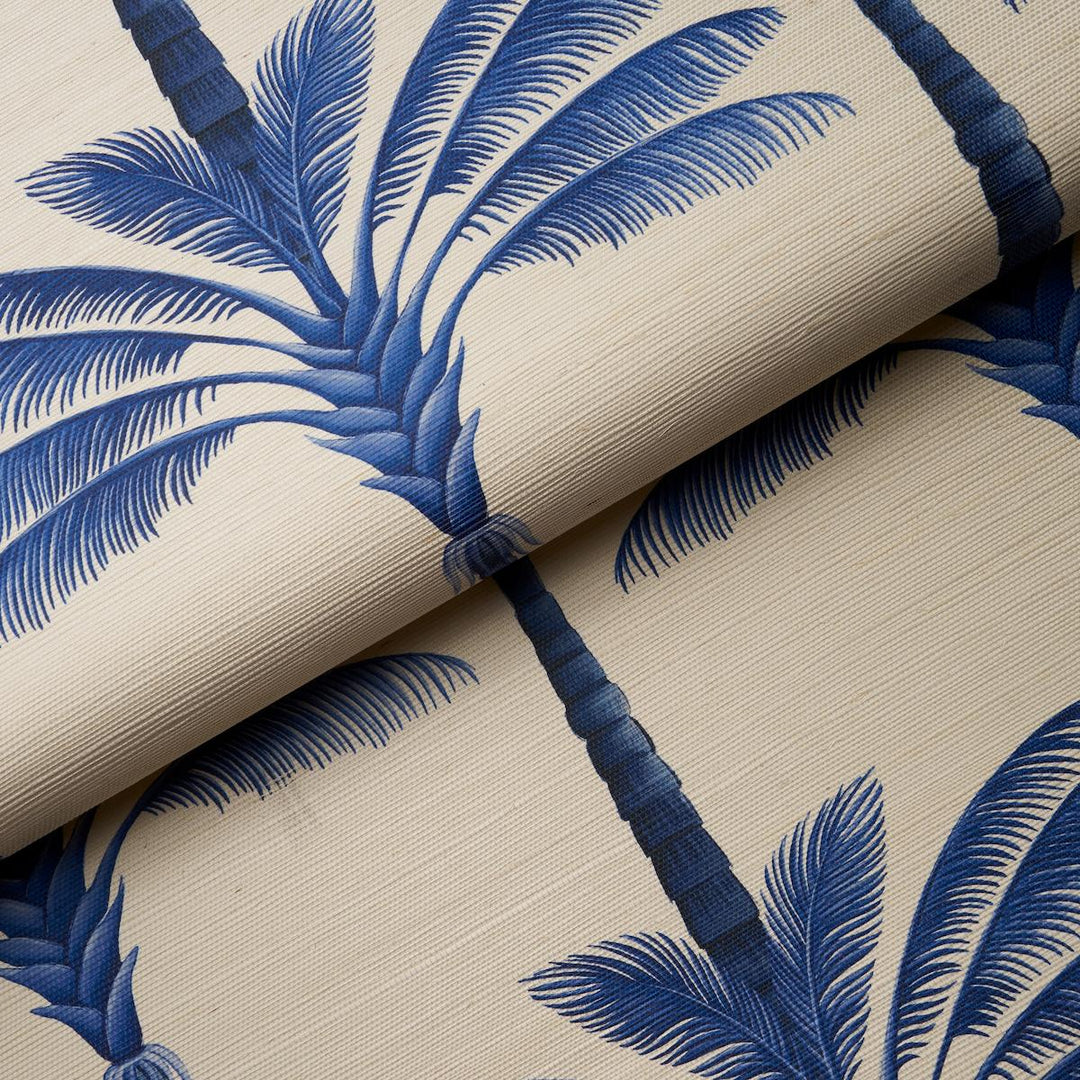 A Palm Is A Palm Sisal Wallpaper - Indigo Palm Grove 5016962