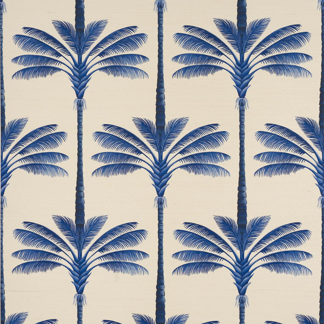 A Palm Is A Palm Sisal Wallpaper - Indigo Palm Grove 5016962