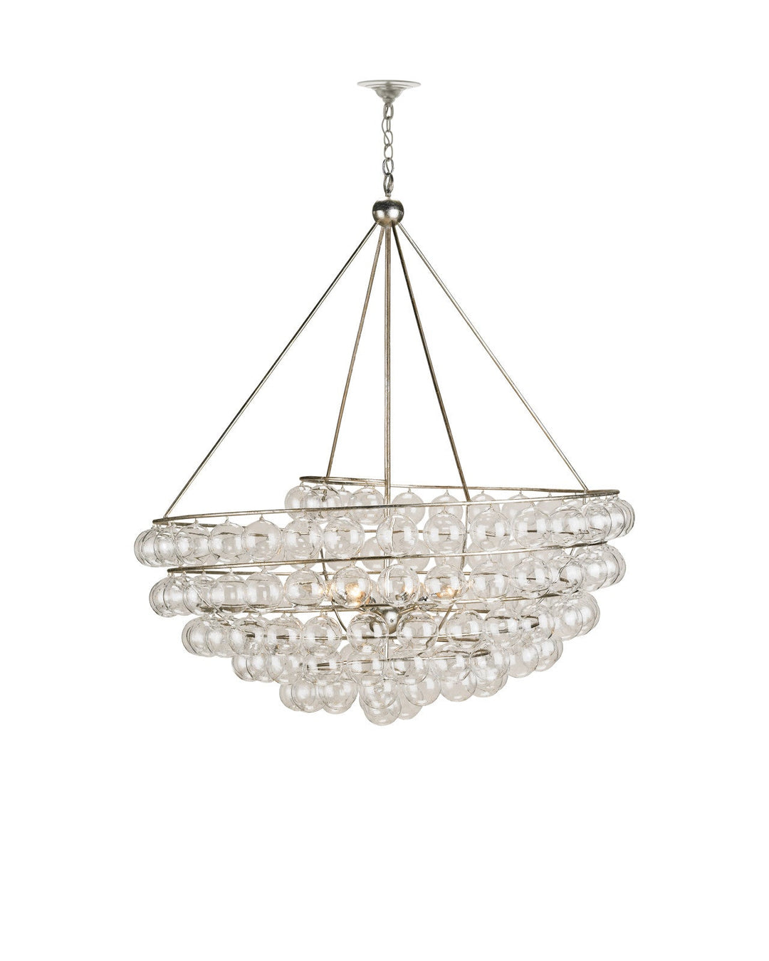 Stratosphere Silver Chandelier