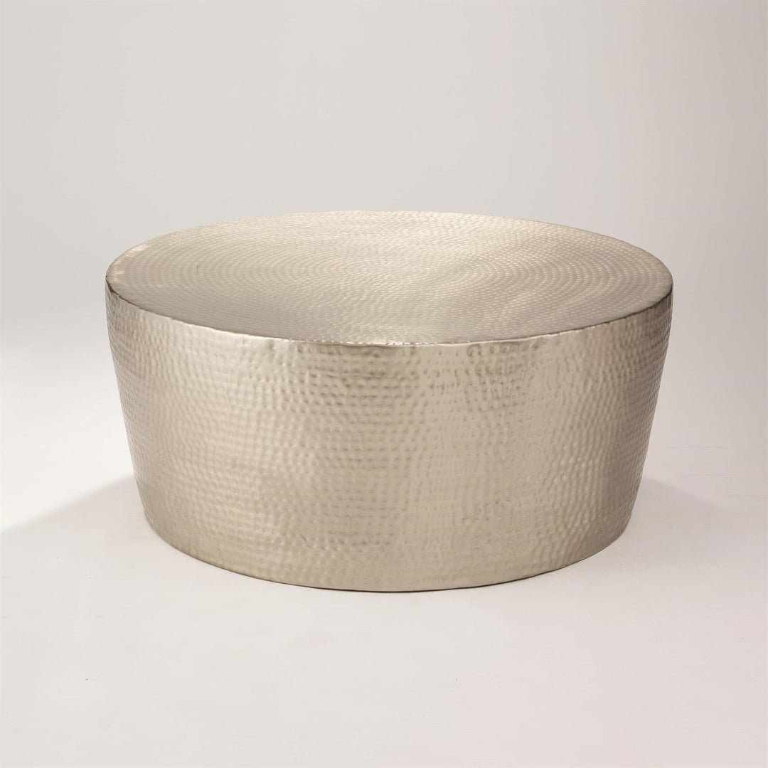 Izmir Hammered Cocktail Table-Antique Nickel