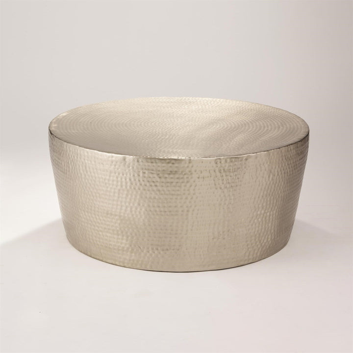Izmir Hammered Cocktail Table-Antique Nickel