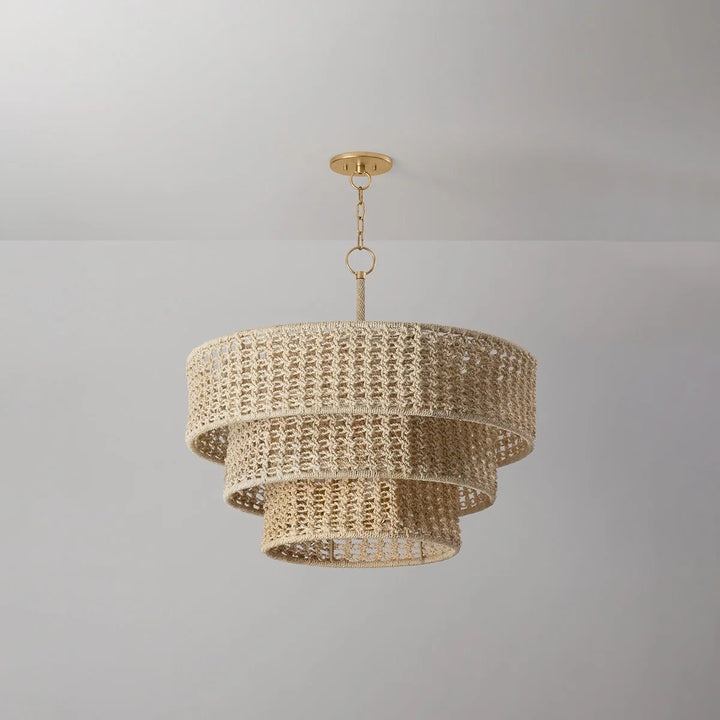 Yorkhill Abaca Rope Chandeier
