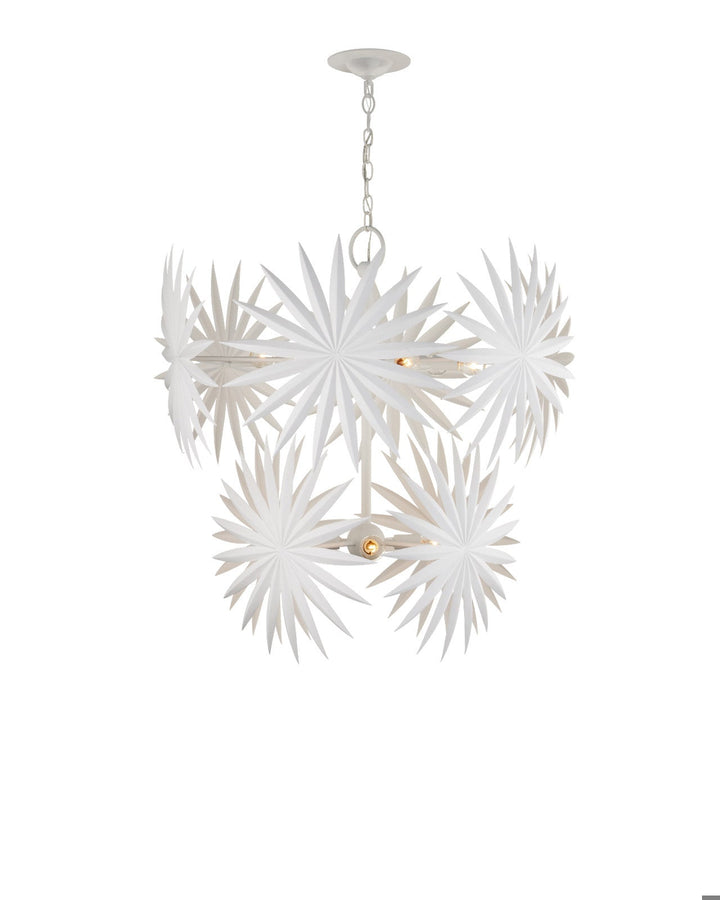 Bismarkia Medium White Chandelier