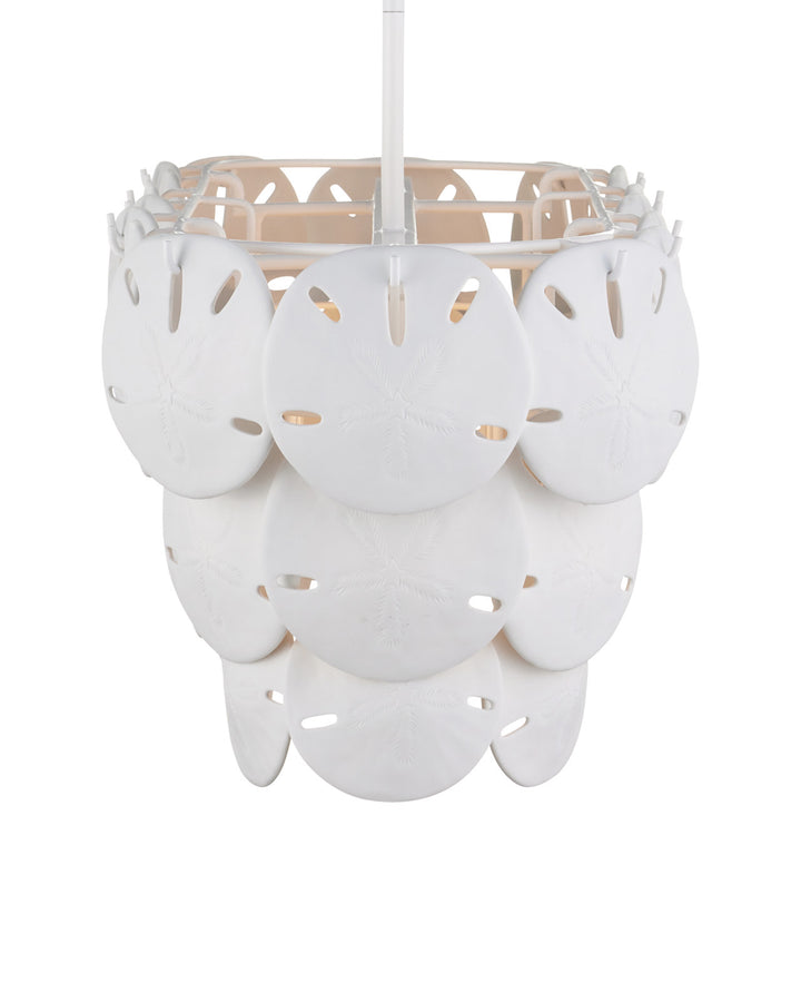 Tulum Oval White Chandelier