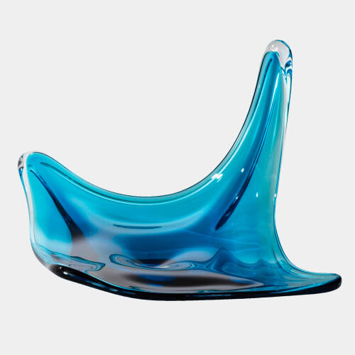 Stingray Glass Bowl Aqua