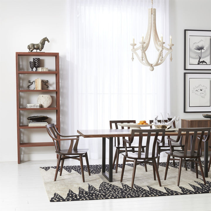 Woven Leather Etagere-Saddle