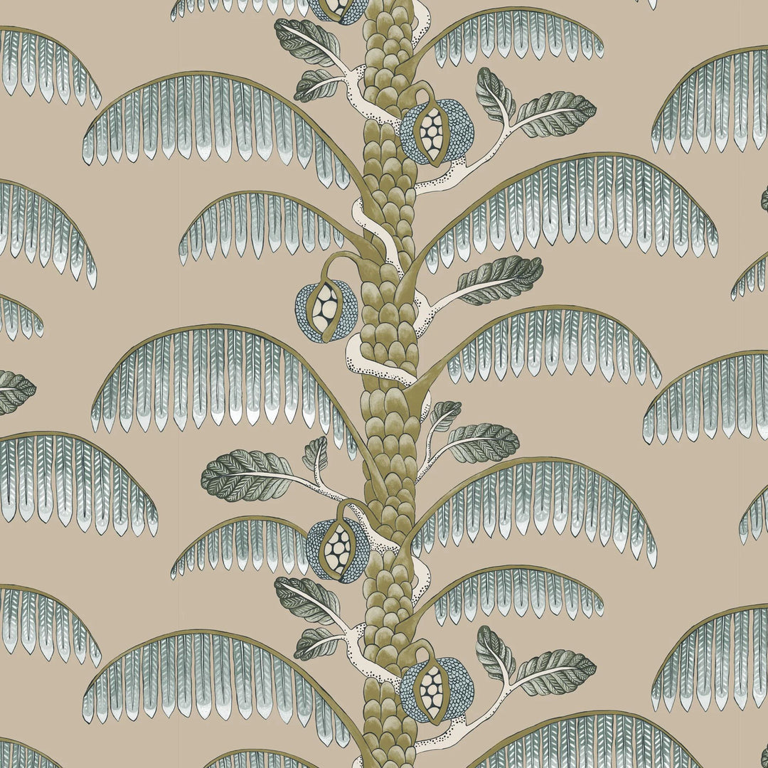 Palm Stripe Wallpaper - 31