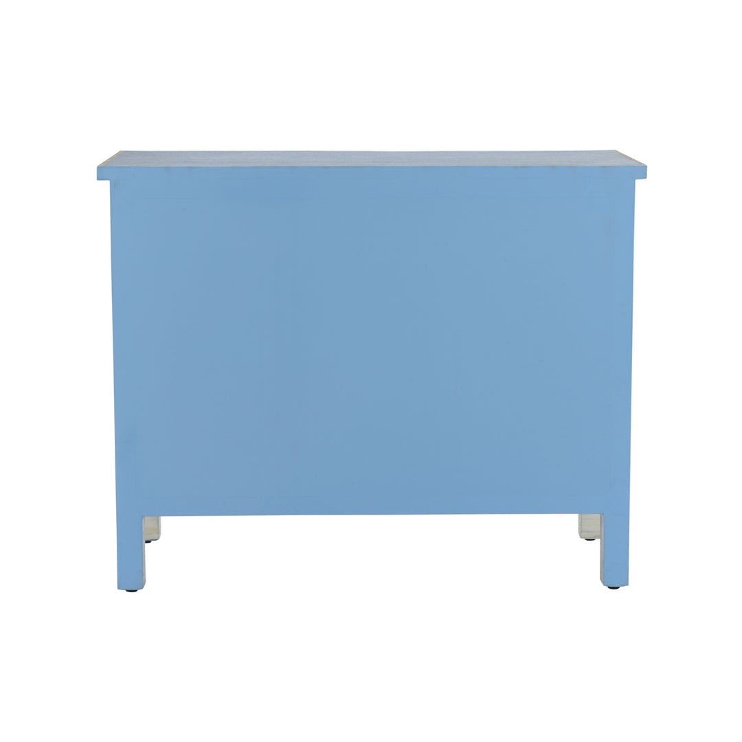Milford Chest - White &amp; Blue