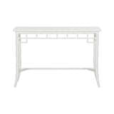Bamboo Console - White