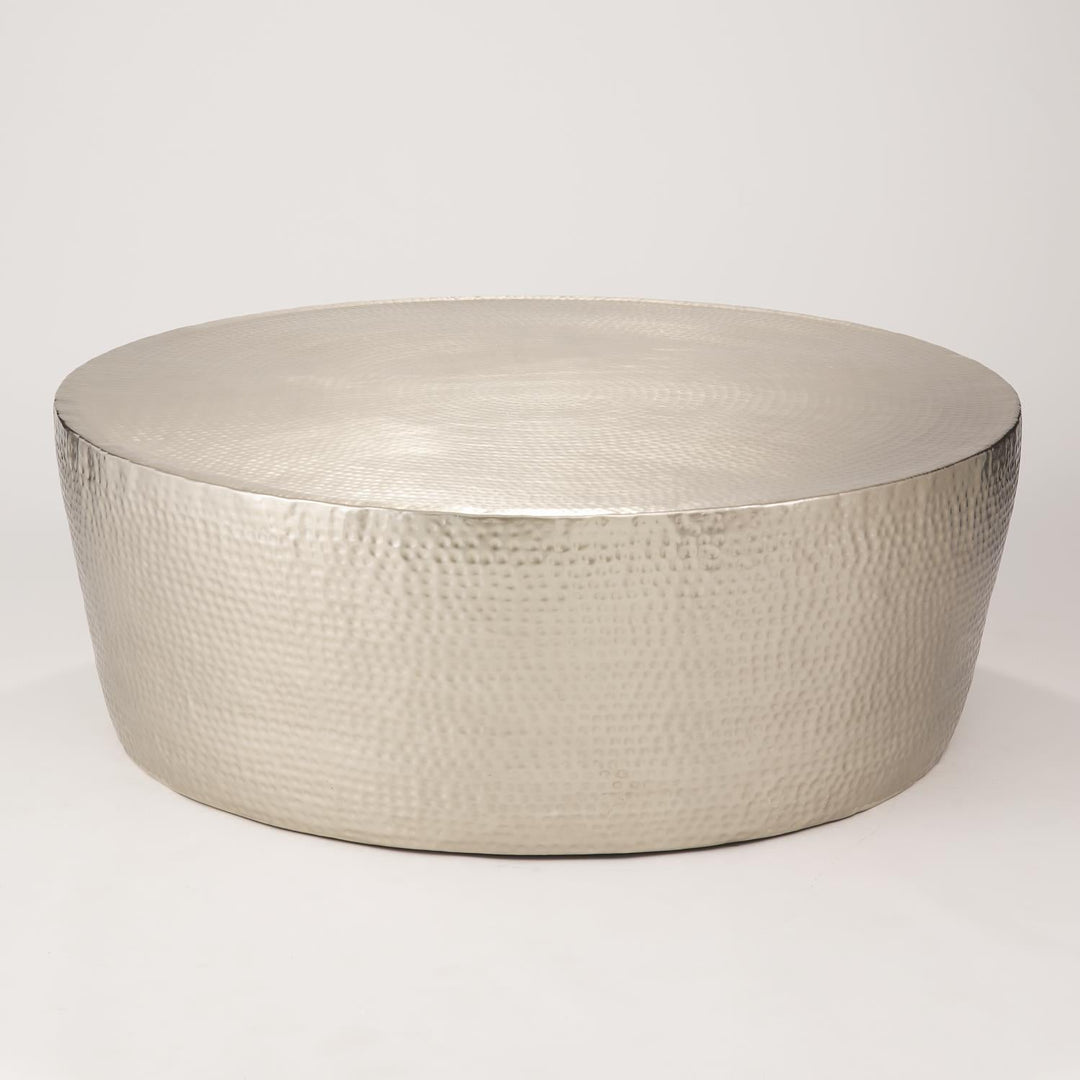 Izmir Hammered Cocktail Table-Antique Nickel
