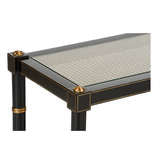 Conner Cane Console - Black