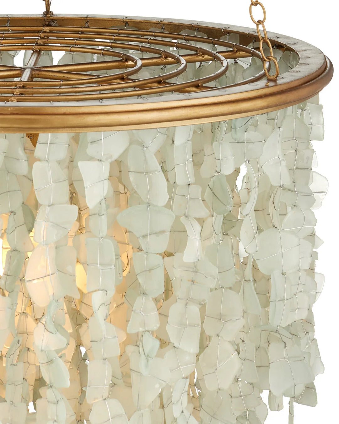 Verre de Mer Chandelier 28"H