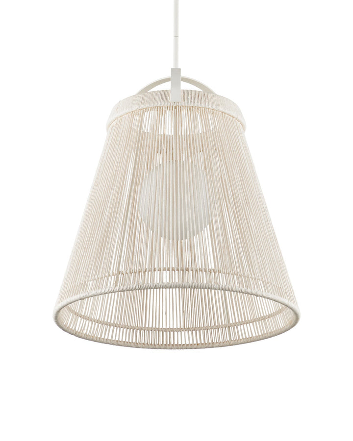 Parnell Medium White Pendant