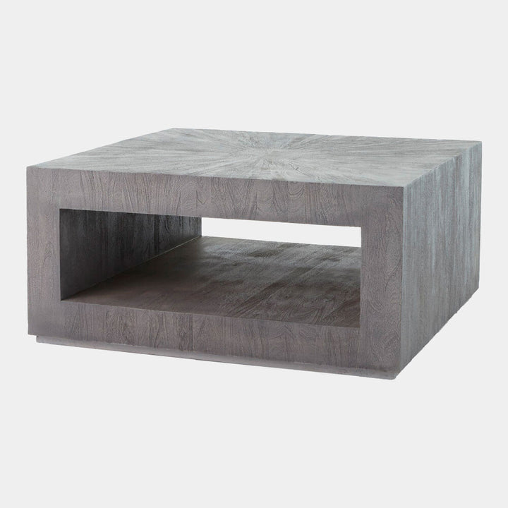 Driftwood Square Coffee Table Gray