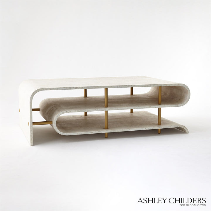 Traverse Coffee Table  White