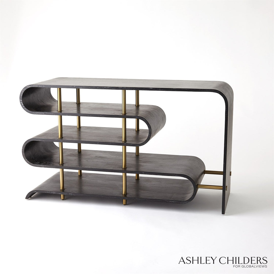 Traverse Console Ebony Cerused