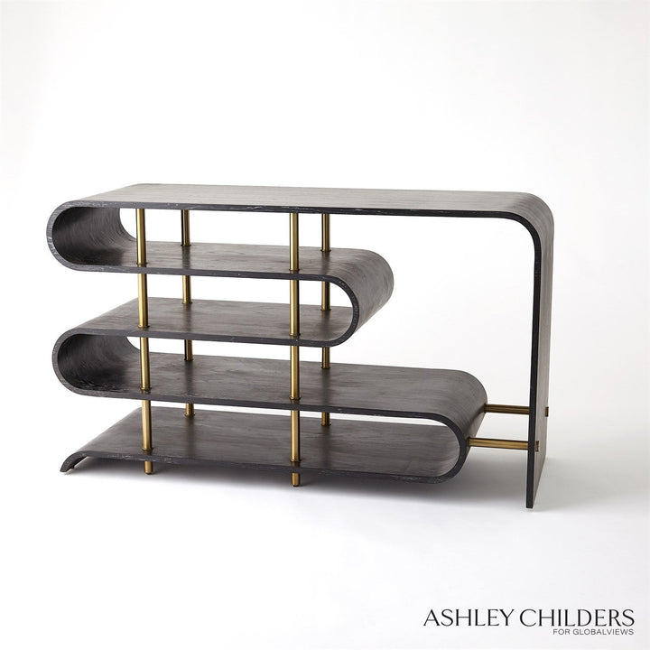Traverse Console Ebony Cerused