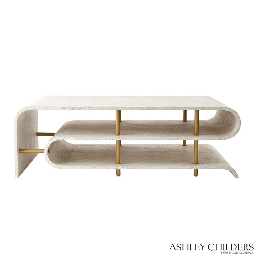 Traverse Coffee Table  White