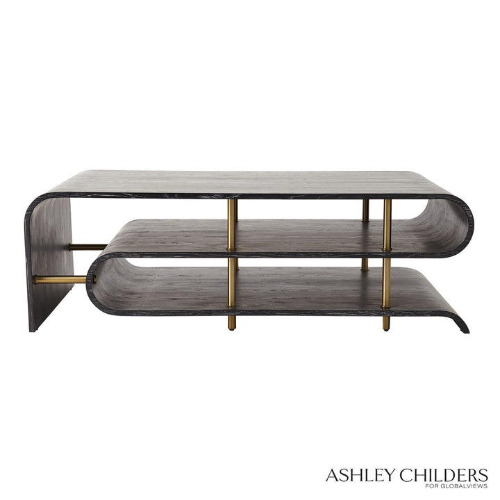Traverse Coffee Table Ebony Cerused