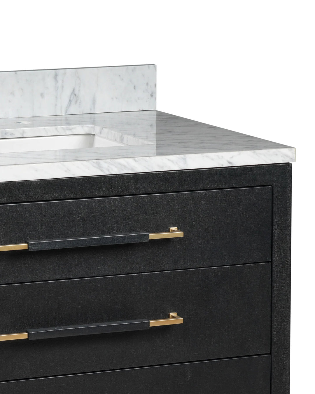 Verona 36" Black Vanity with Rectangular Undermount Sink