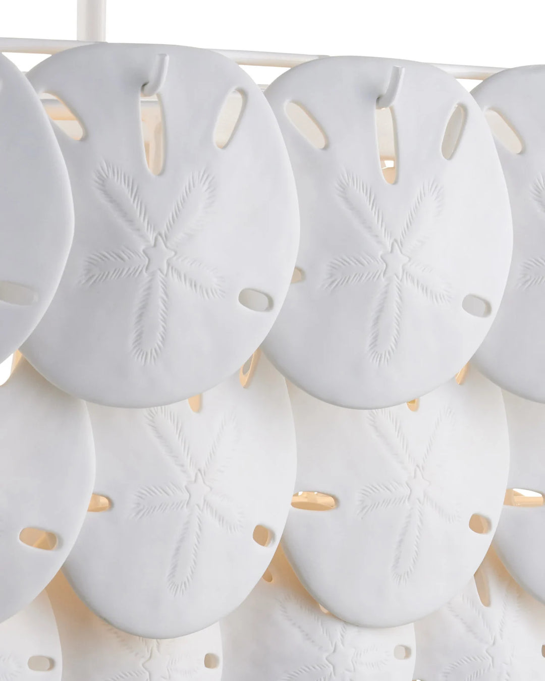Tulum Oval White Chandelier