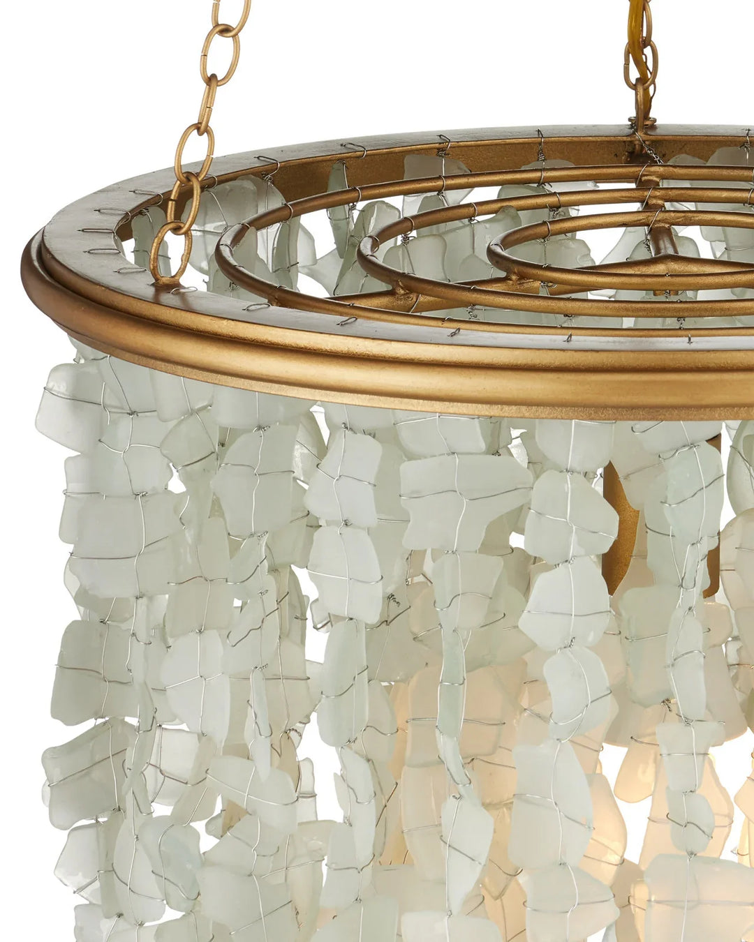 Verre de Mer Chandelier 21.5"H
