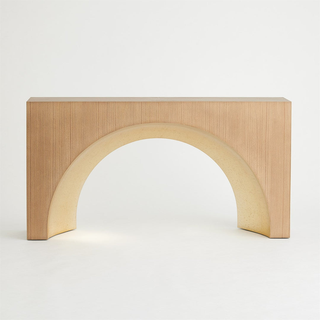 Arches Console - Nutmeg