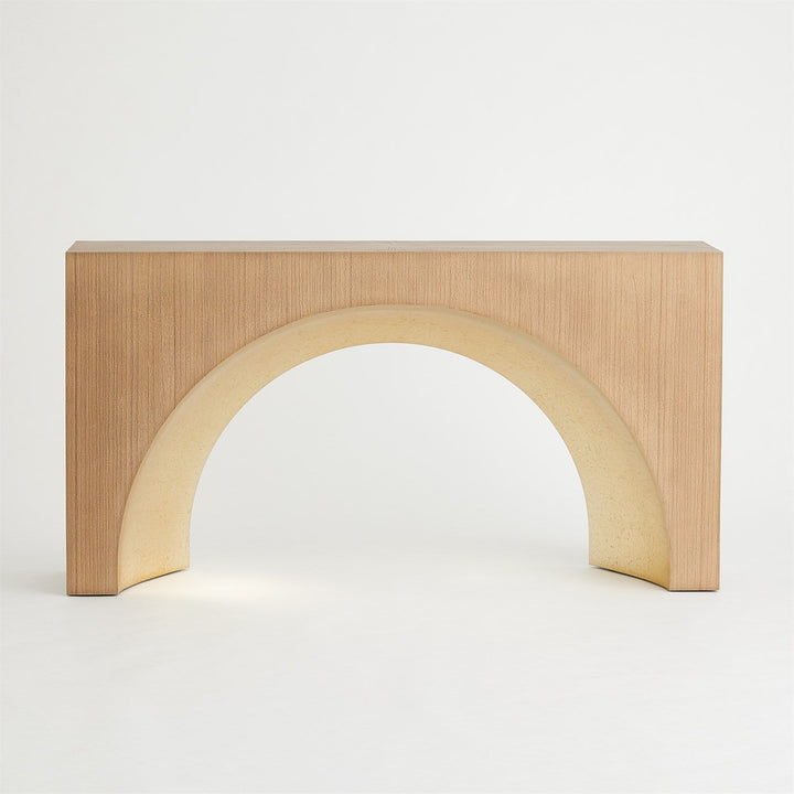 Arches Console - Nutmeg