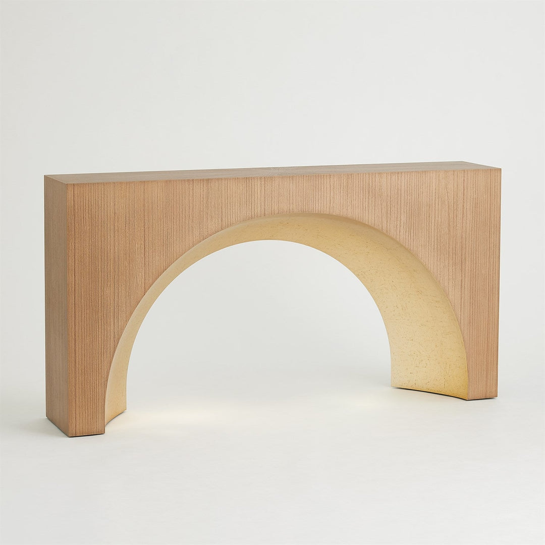 Arches Console - Nutmeg