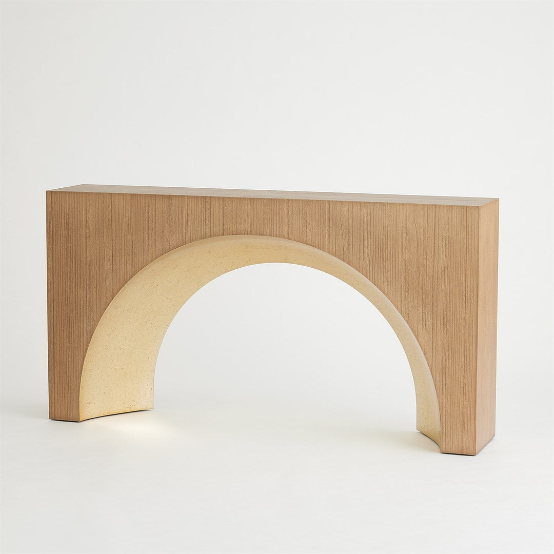 Arches Console - Nutmeg