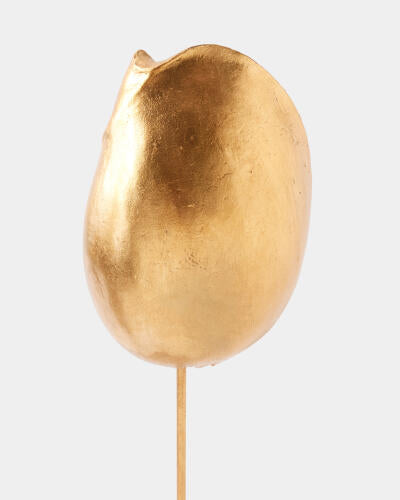 Shells on Marble Miter Gold Leaf Medium