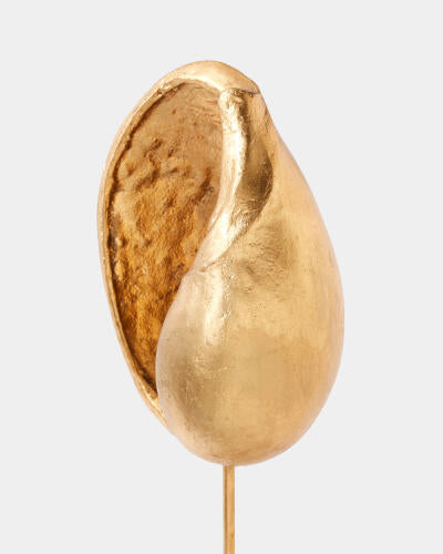 Shells on Marble Miter Gold Leaf Medium
