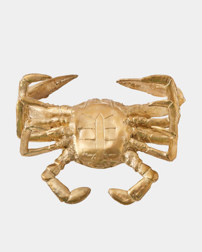 Crab Sculpture Brass