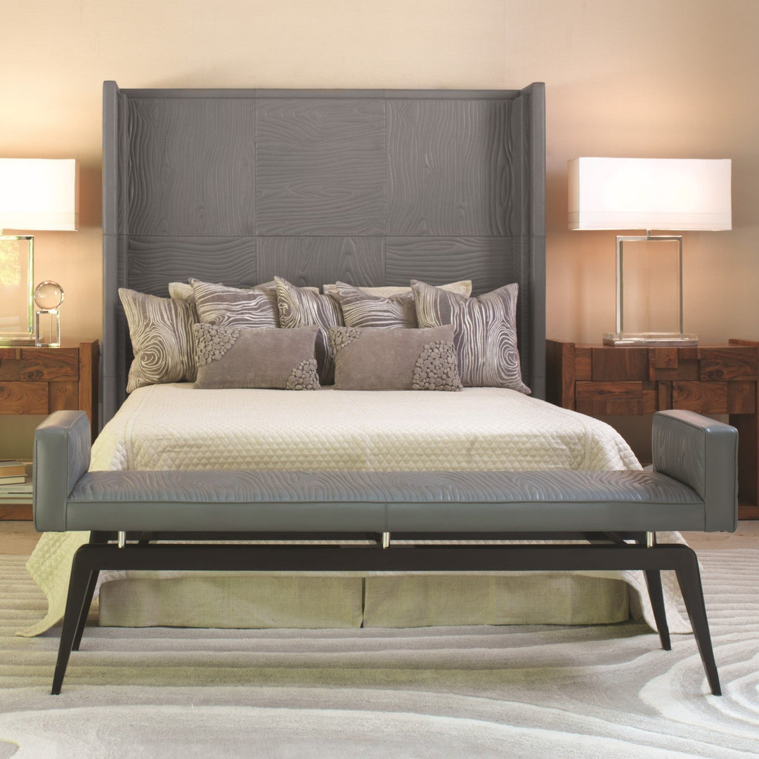 Faux Bois City Bench-Grey