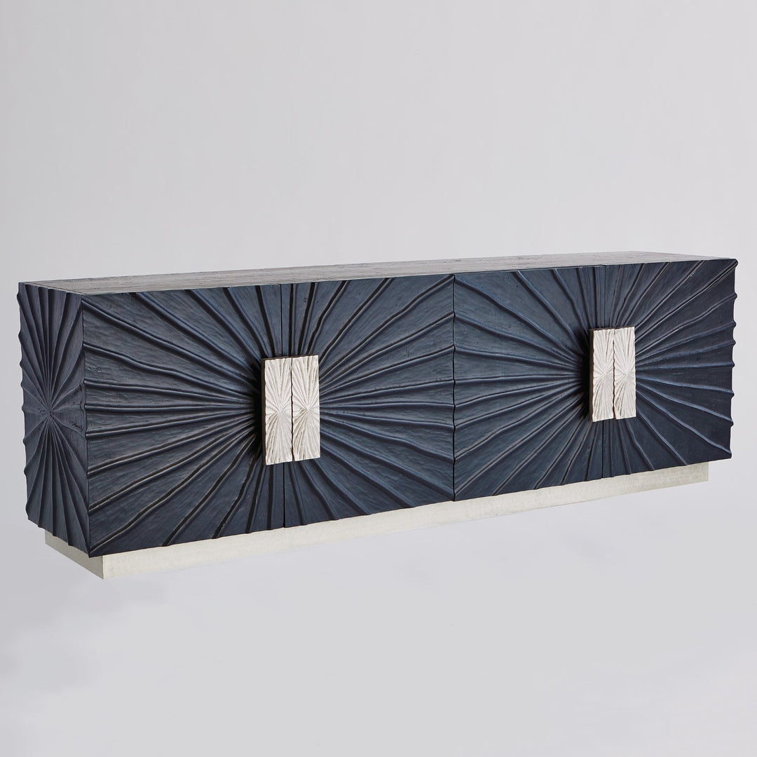 Pleated Media Cabinet
