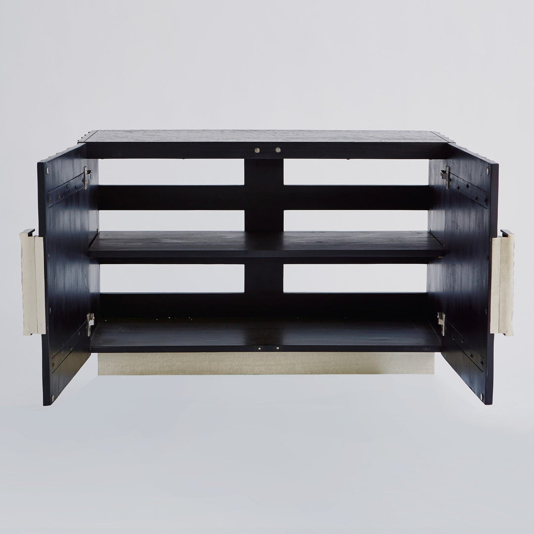 Pleated Two-Door Cabinet