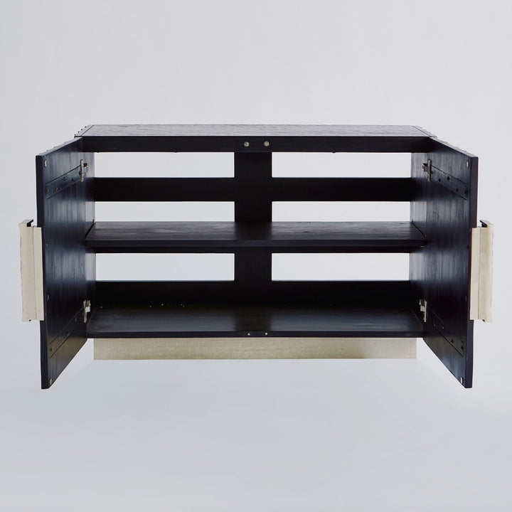 Pleated Two-Door Cabinet