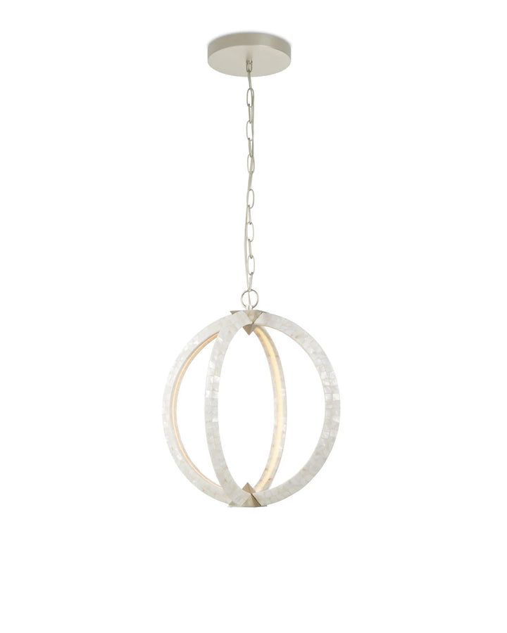Arietta White Orb Chandelier