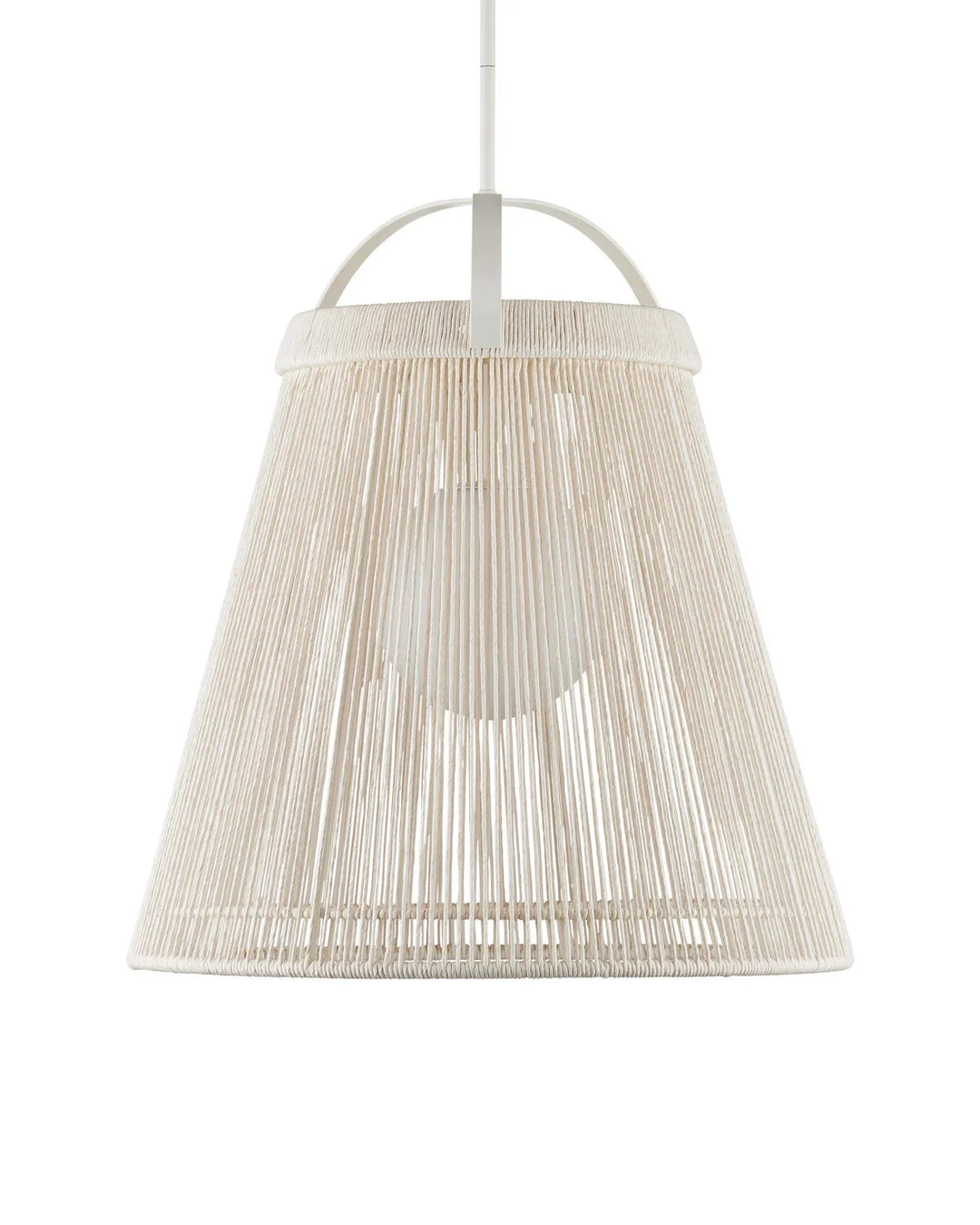 Parnell Medium White Pendant