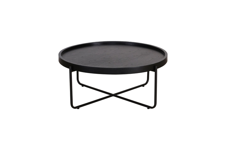 Oliver Round Coffee Table Black