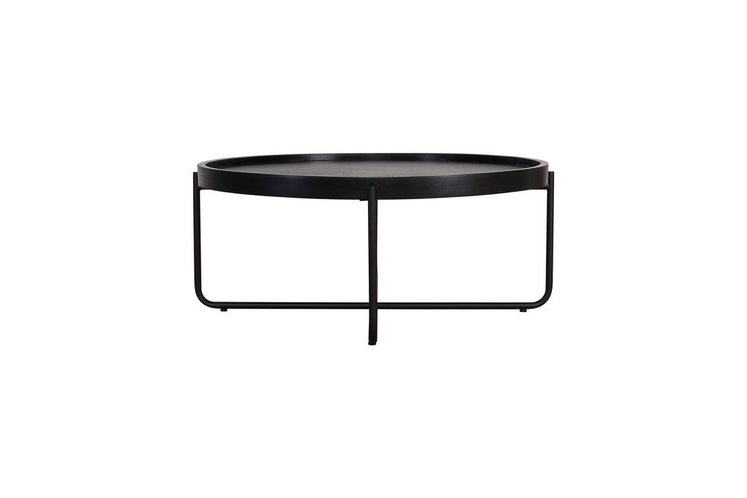 Oliver Round Coffee Table Black