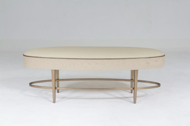 Ellipse Bench-Ivory