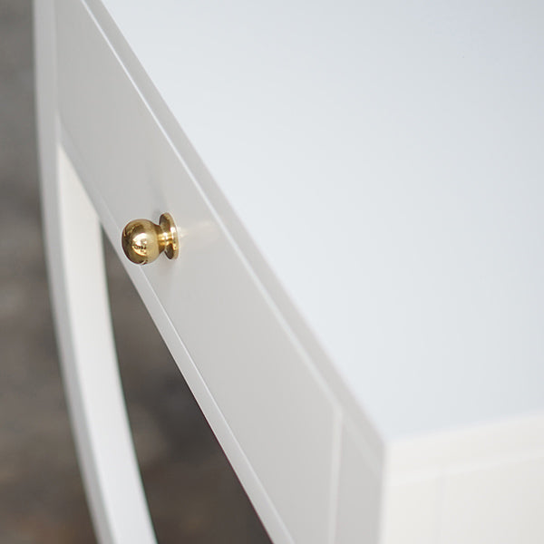 Alexis Side Table - White Lacquer