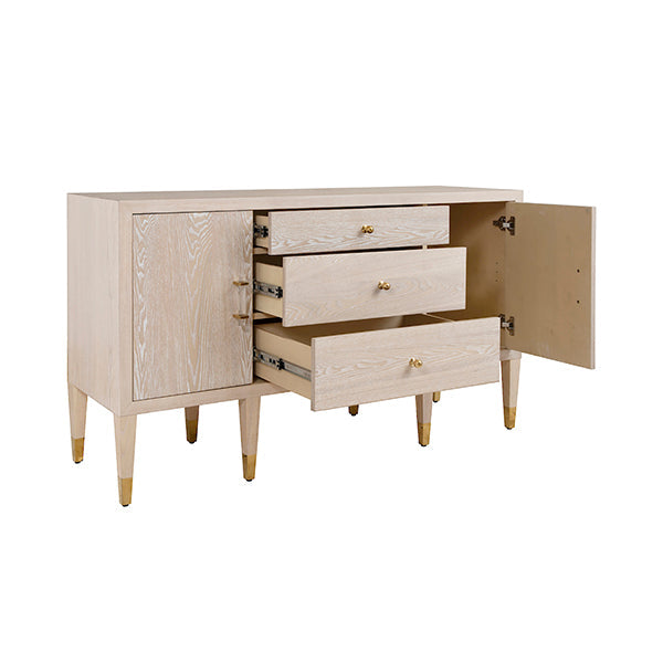 Amherst Cabinet - Light Cerused Oak