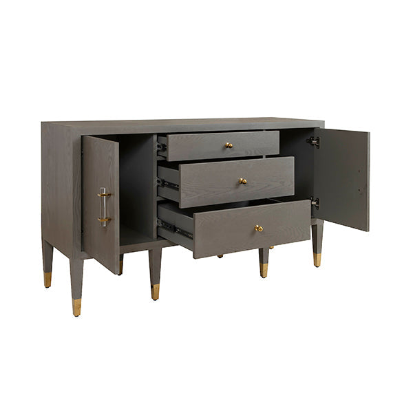 Amherst Cabinet - Smoke Grey Oak