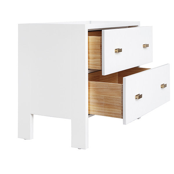 Andre Side Table - White Lacquer