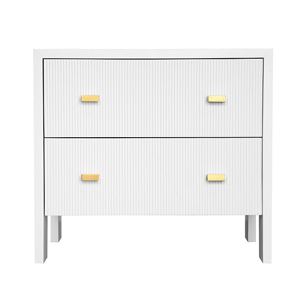 Andre Side Table - White Lacquer