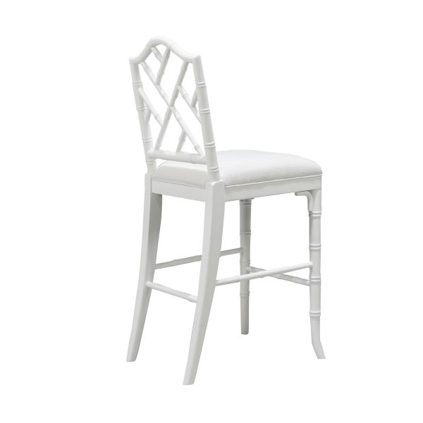 Annette Counter Stool - White Lacquer