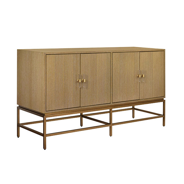 Ariel Cabinet - Cerused Oak
